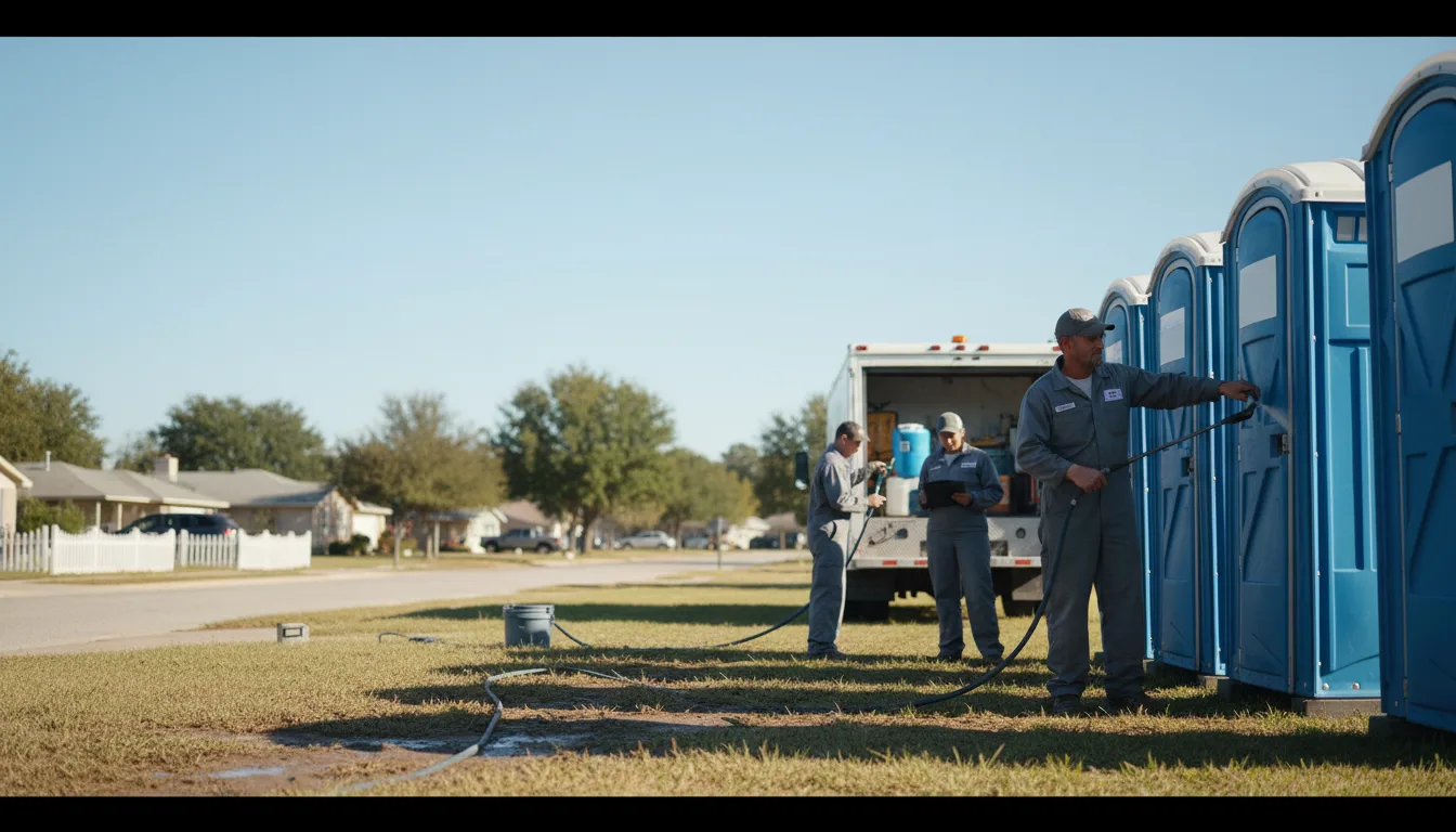 Long-Term Portable Toilet Rental in Sentinel, OK near me